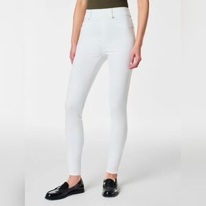 Spanx slightly distressed jeans